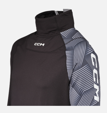 CCM Baselayer Top Senior W/ Neck Guard