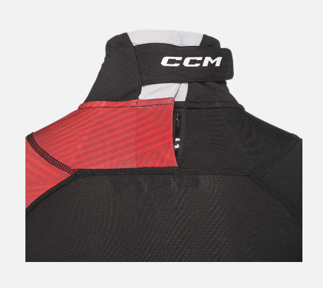 CCM Baselayer Top Junior W/ Neck Guard