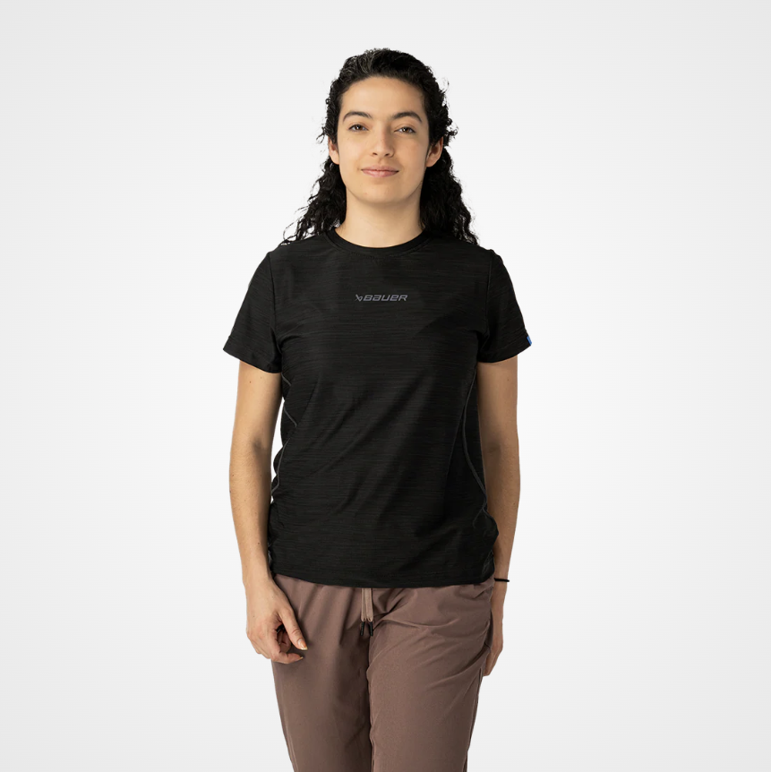 BAUER Women’s Ice to Gym Tech Tee Black